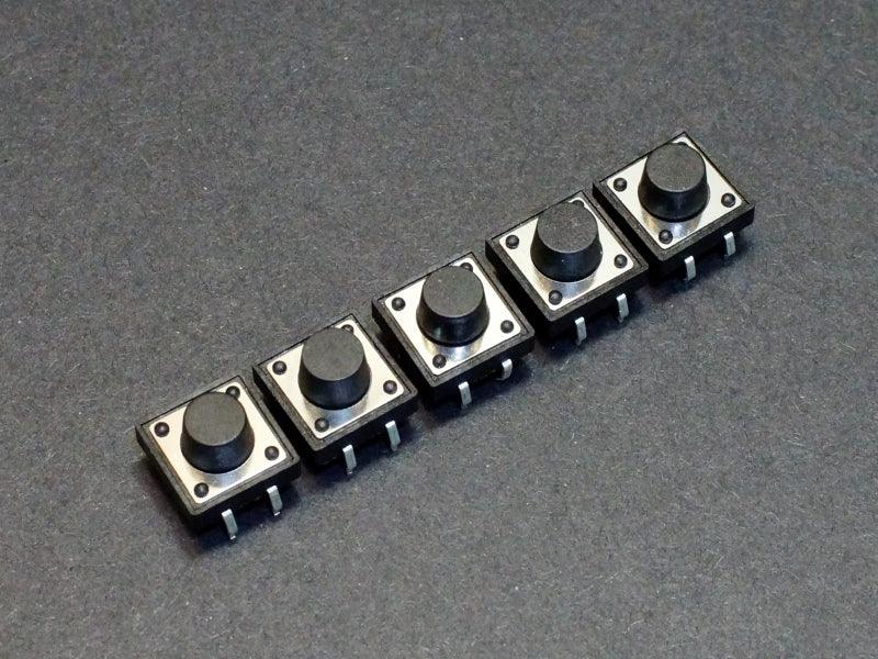 Tactile-Pushbutton-Round-12mm-Qty-5