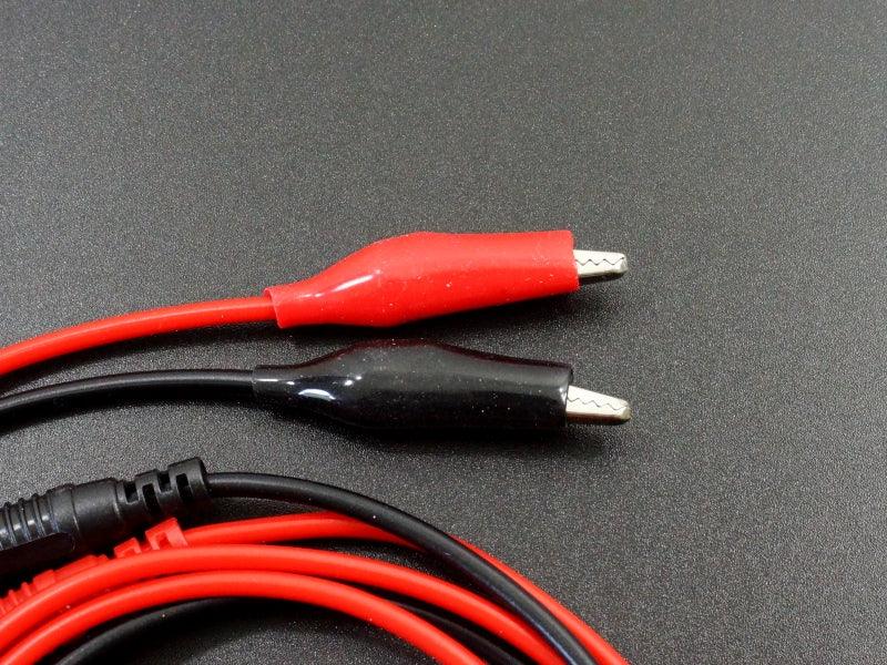 Test-Lead-Banana-Plug-to-Alligator-Clip-35mm-16AWG-1M-Alligator-Clip-End