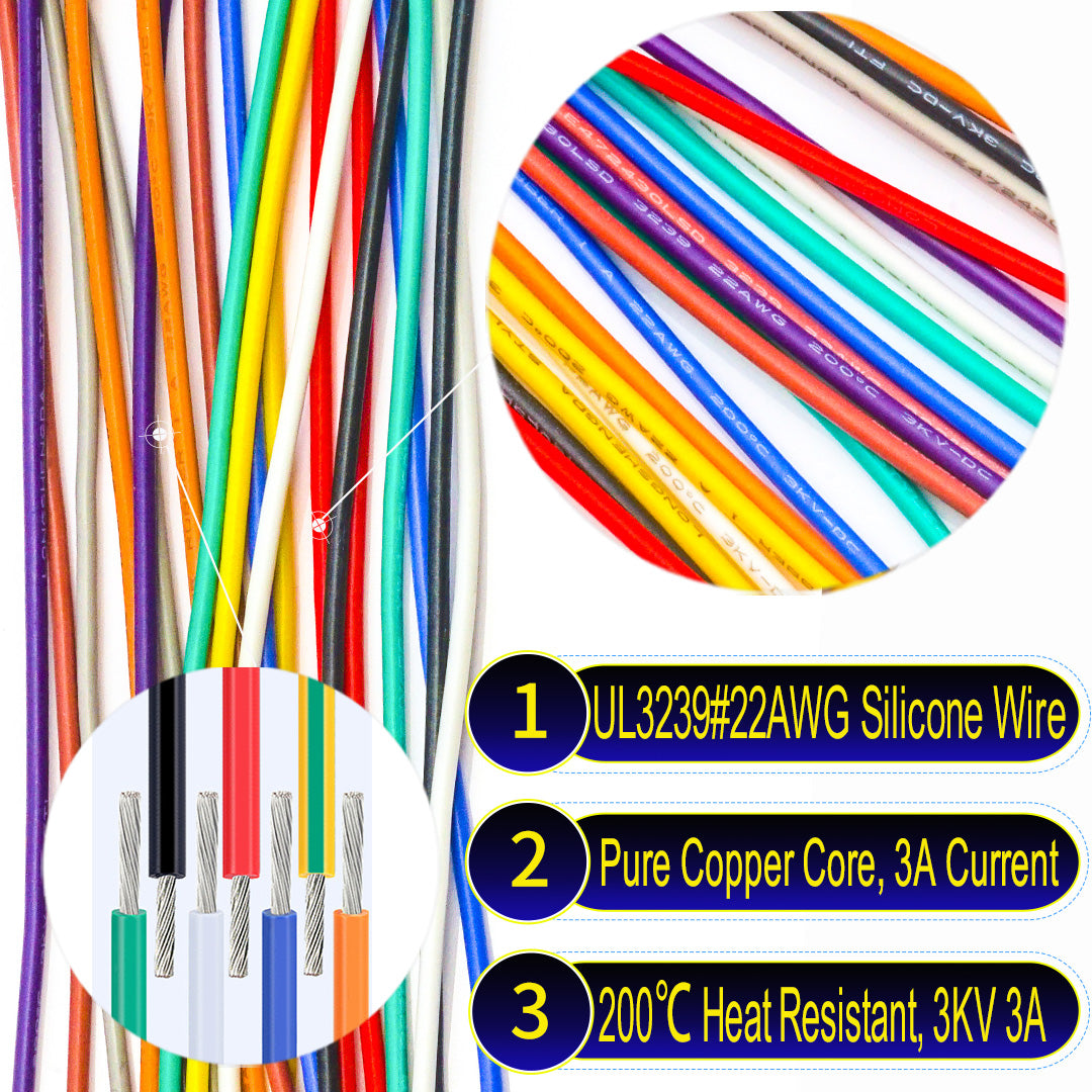 22AWG 200¡æ silicone cable