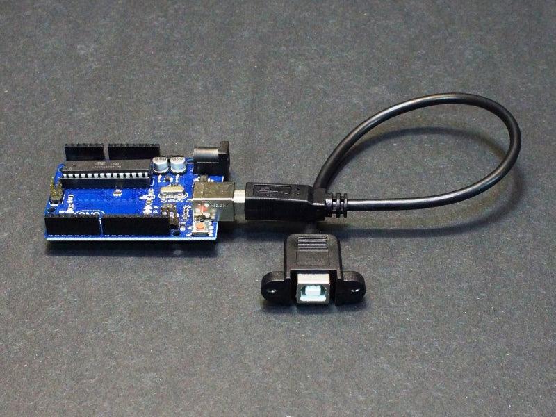 USB-Type-B-Panel-Mount-Extension-Cable-With-Uno