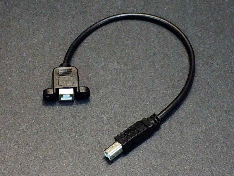 USB-Type-B-Panel-Mount-Extension-Cable