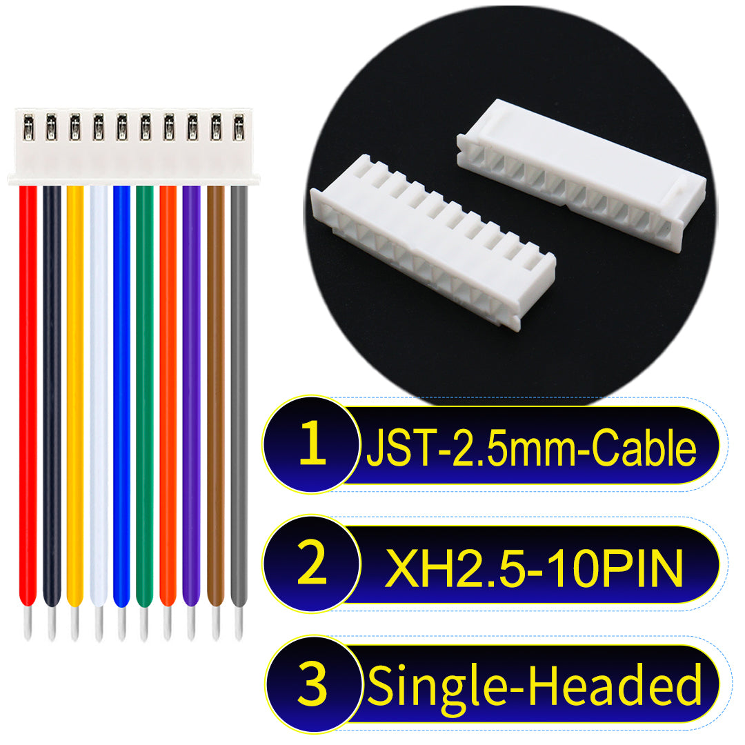 XH_10Pin_Connector_Single-Headed_Cable