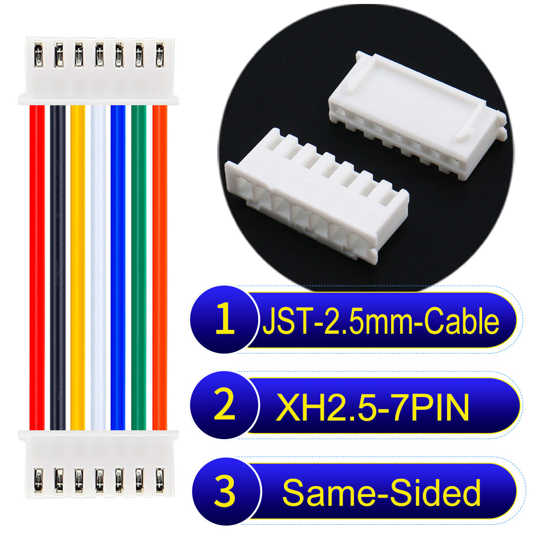XH_7Pin_Connector_Same-Side-Head_Cable