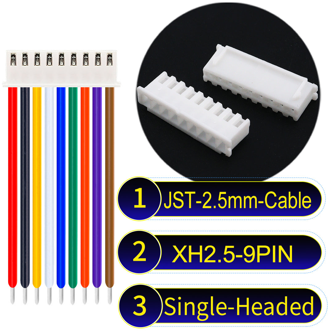 XH_9Pin_Connector_Single-Headed_Cable