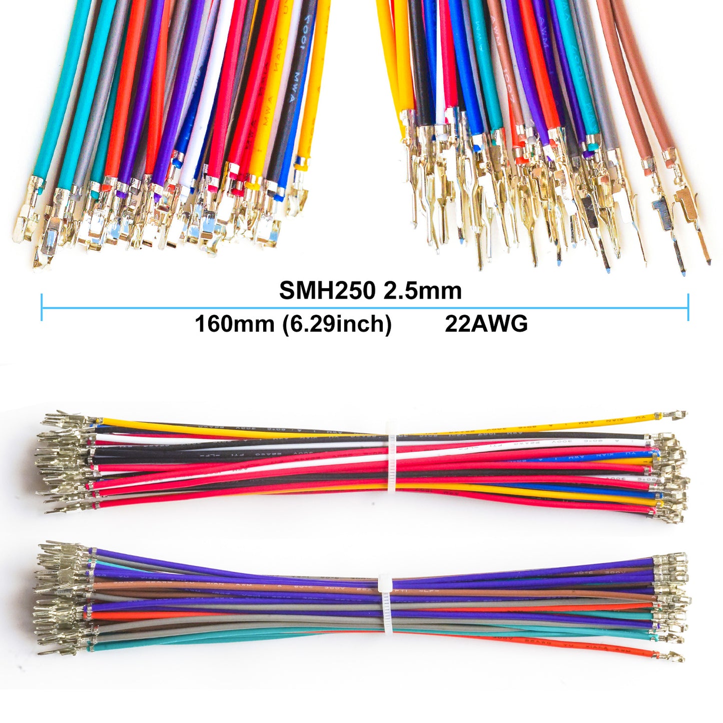 Demonstration of YEONHO SMH250 2.5 male and female connectors securely mated