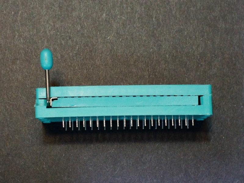 ZIF-Socket-40-Pin-Narrow-Body-Side-View