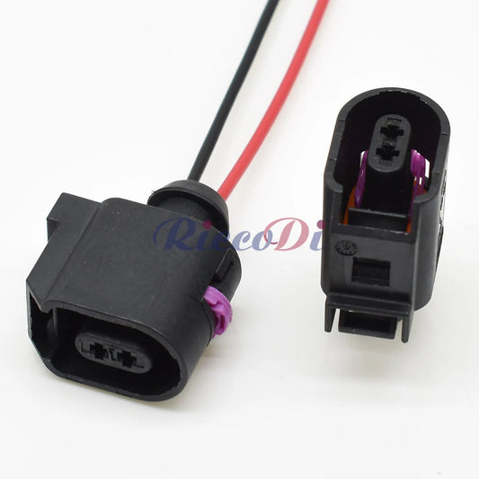 ABS sensor wiring harness plug showing durable terminals and secure connection for multiple Volkswagen and Audi models