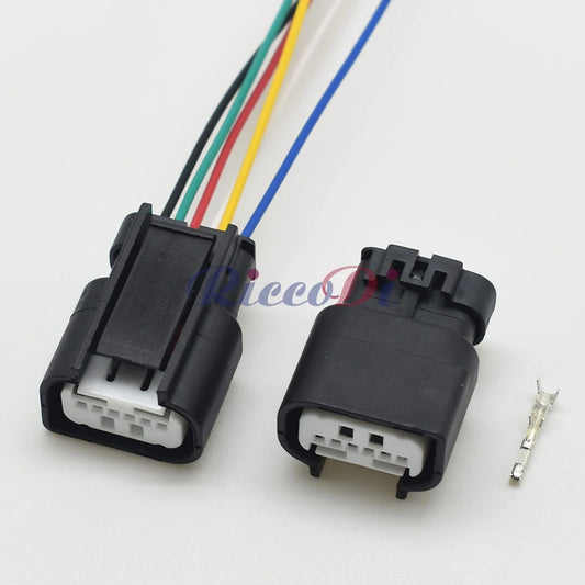 6 pin sealed RVC connector with wires DJ7066B-0.6-21 for Ford rear view camera automotive cable