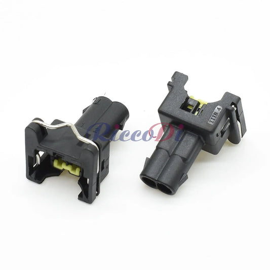 high-quality 2 pin female automotive oil sensor connector with wire for reliable oil system connections