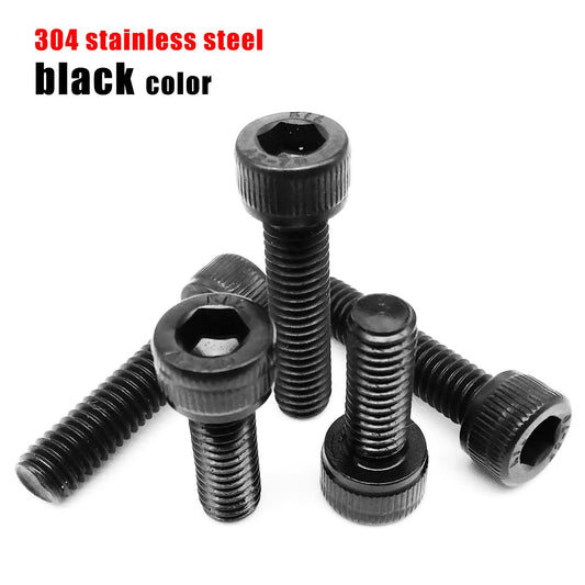 black-304-stainless-steel-hex-socket-head-cap-screw-m2