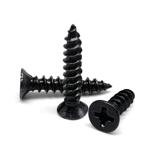 black-steel-small-self-tapping-wood-screw