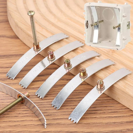 Support rod adjustment kit for wall socket bottom box repair
