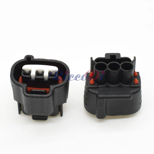 Close-up of DJ7035CB-2.2-21 3 Holes 2.2mm Waterproof Female Connector terminals for pressure sensor