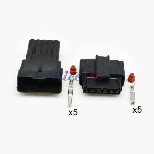 DJ7057K-2.8-11/21 5 Pin waterproof male female automotive connector with wires or terminals