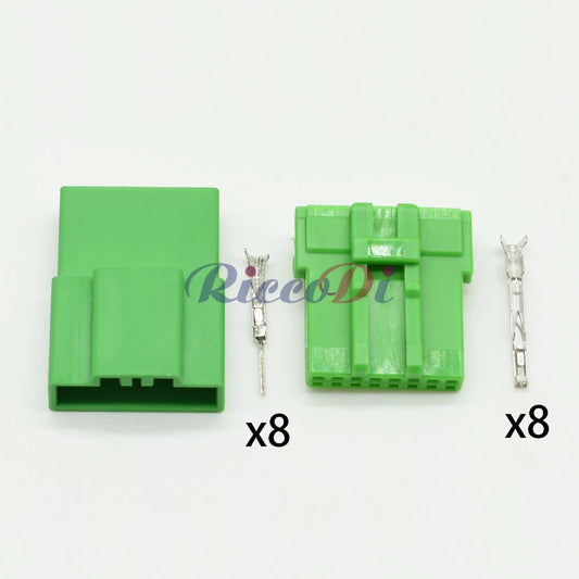 DJ7081AC-0.6-11 21 auto connector male female electrical wiring harness socket close-up