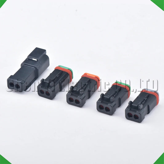 Waterproof connector plug DT06-2S for excavator headlight and wire harness
