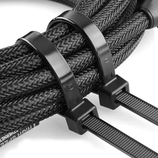 Heavy duty nylon cable ties for wire organization