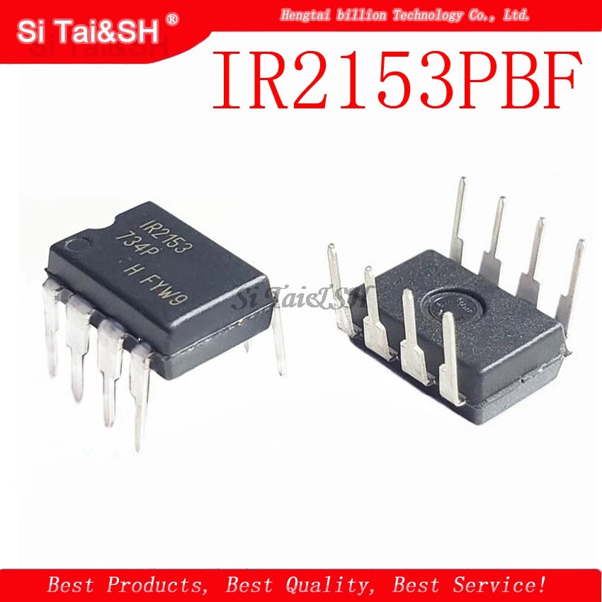 IR2153 DIP-8 high voltage half-bridge driver IC, ideal for power supply circuits, motor drivers, and DIY electronics projects
