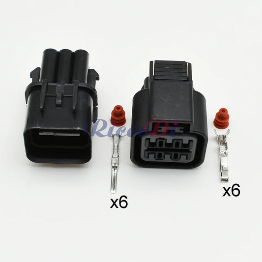 PB625-06027 6 pin waterproof automotive headlight wire connector