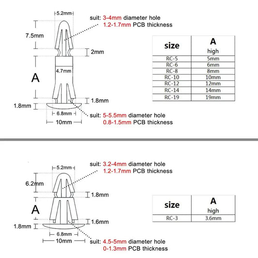 pcb-spacer-rivet-push-in-fastener