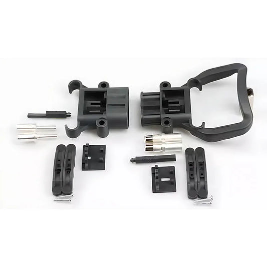 REMA type male and female connector for high current forklift battery charger applications