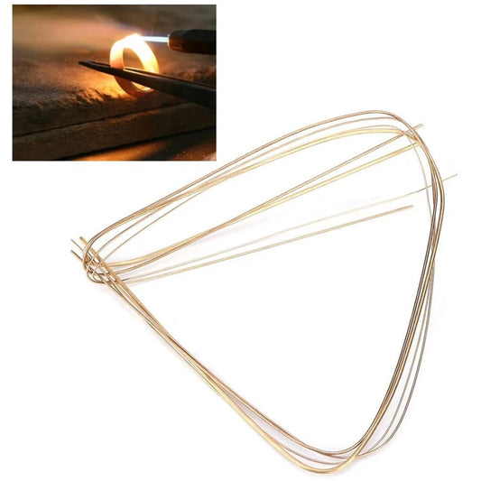 0.5mm silver-copper alloy soldering wire for jewelry repair and precision welding