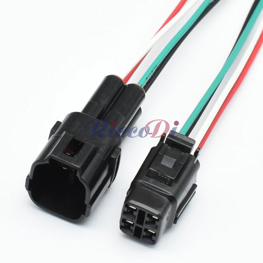 Close-up view of 4 Pin Sumitomo MT090 Connector terminals for Motorcycle and Automotive use