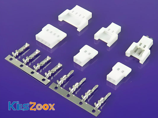 Molex 51005 receptacle housings and 50058 crimp terminals in multiple pin counts - 2.0mm pitch wire-to-board connector series