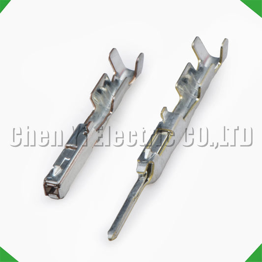 50 Pcs 0.6mm male or female wire crimp pins for 8100-4030 and 8100-4027 sheath automotive connectors, wire harness plug