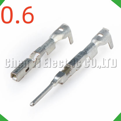0.6mm automotive crimp pins terminals