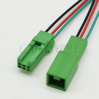 0.6mm DJ7031YA male and female waterproof connector installed in vehicle wiring harness