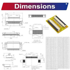 0.5mm ffc fpc connectors 3