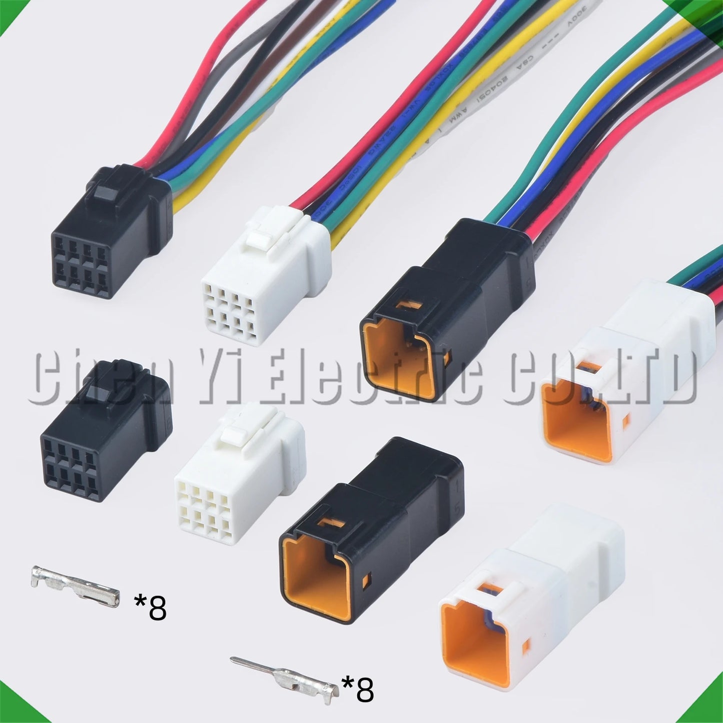 8 pin waterproof connector 08R-JWPF-VSLE-S