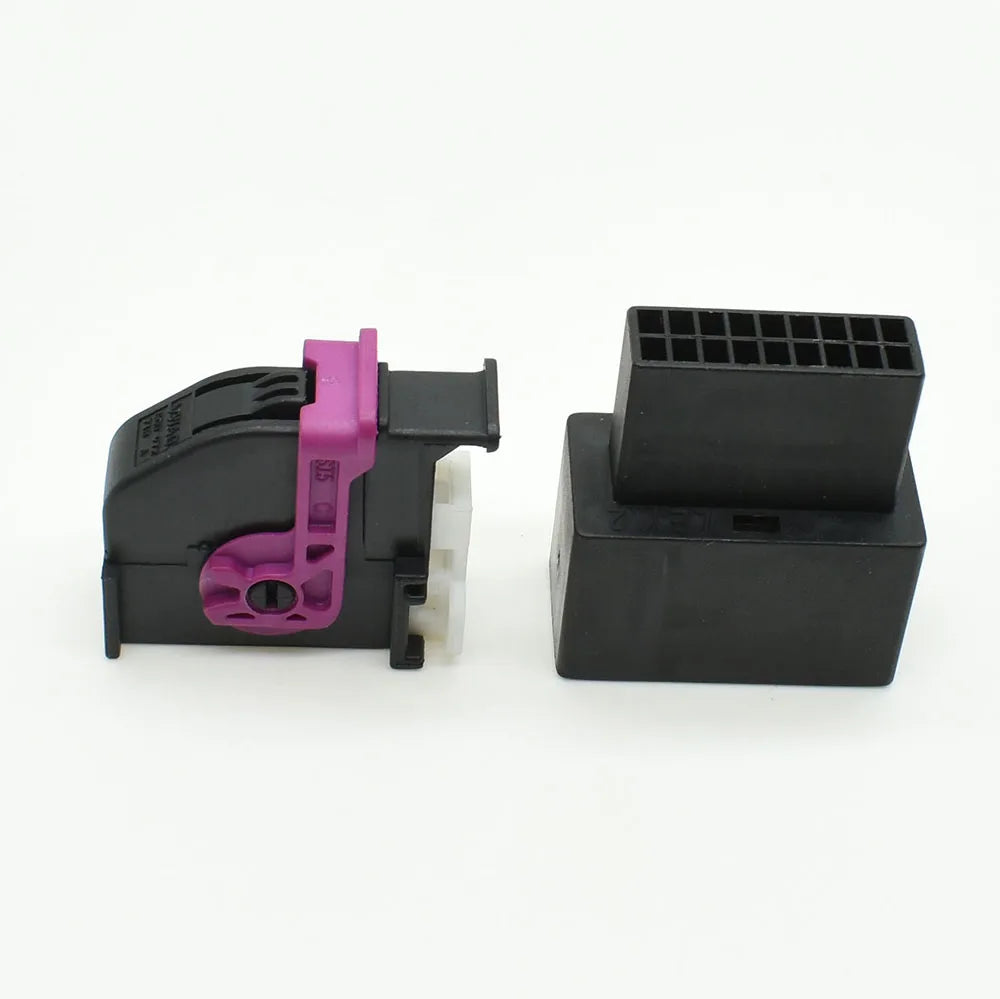 1-1355349-1 18 pin male car air conditioning panel plug auto amplifier connector for VW
