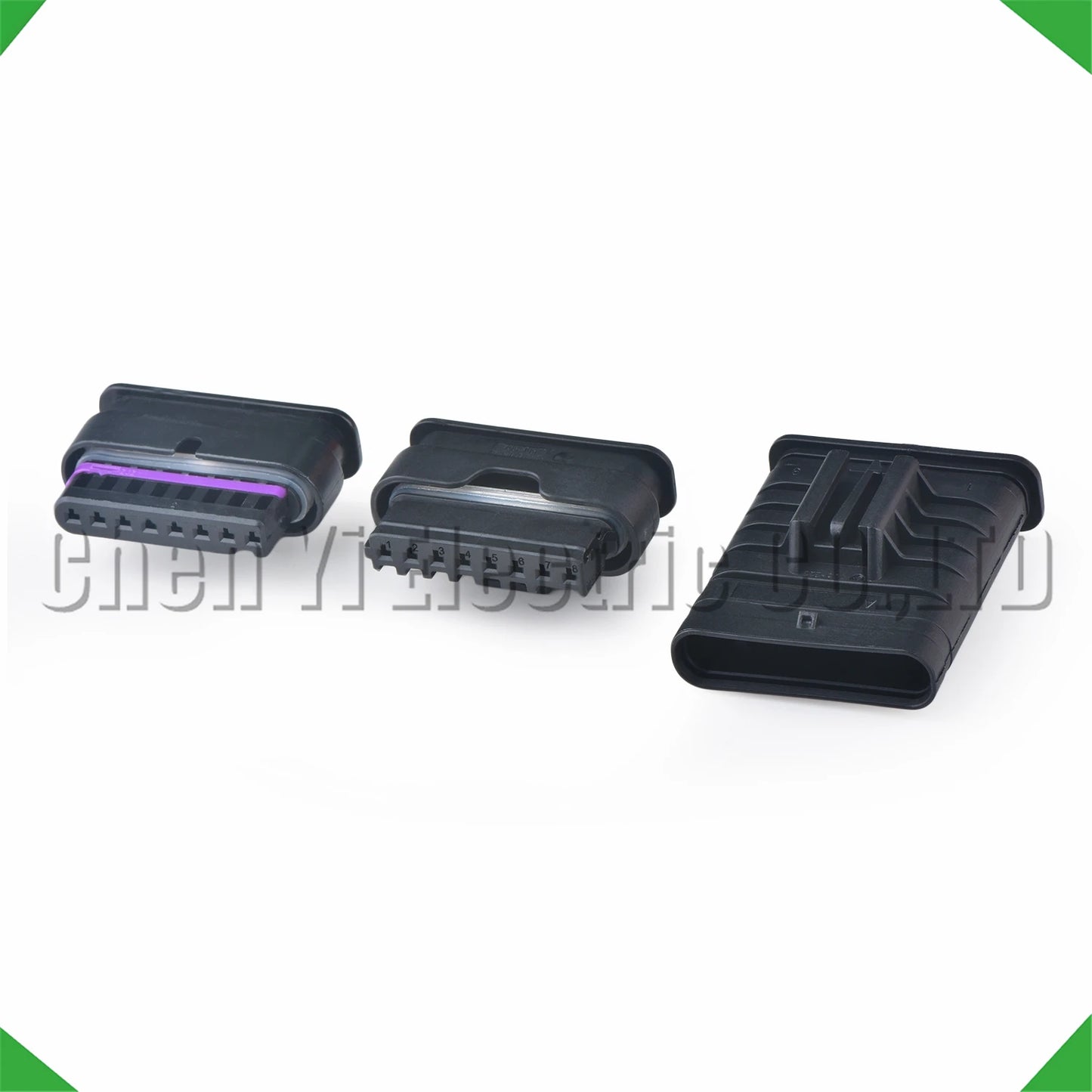 Wire harness plug 1-1719393-1 for 8 Pin automotive connectors, front bumper radar applications