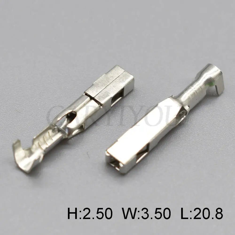 1.5MM Cooper electric crimp terminal showing splice pin structure for auto FCI Tyco Delphi connector