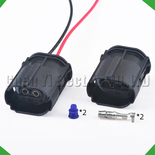 2 pin fuel pump connector 1-967096-1 for BMW