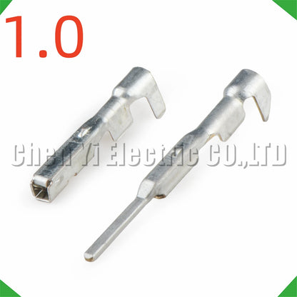 50 pieces 1.0mm male or female automotive wire crimp pins for connector repair