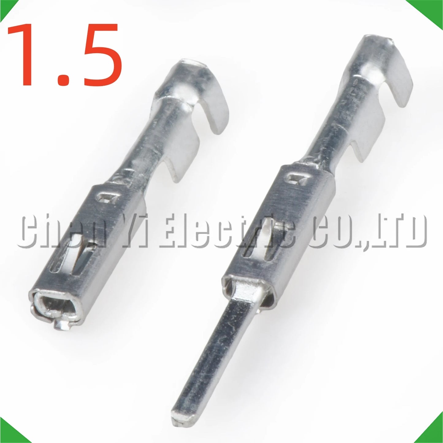 50pcs 1.5mm male and female automotive wire crimp pins for connector repair