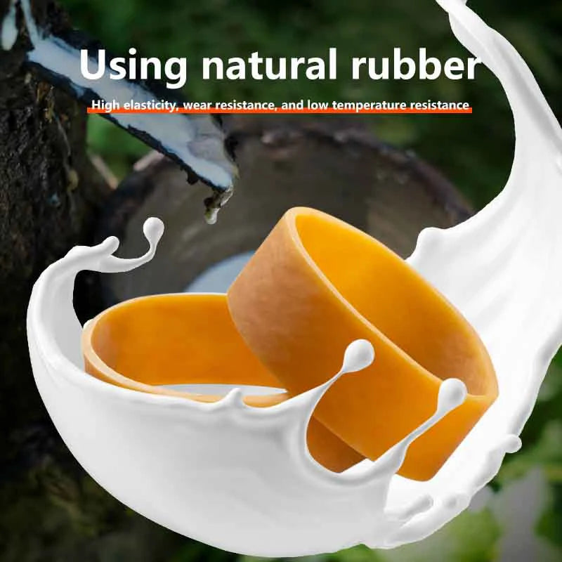 Set of 10/20 yellow high elastic rubber bands for office and home use