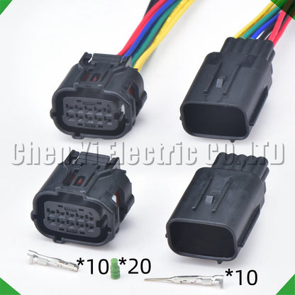 10 pin automotive radar temperature sensor wiring harness connector plug