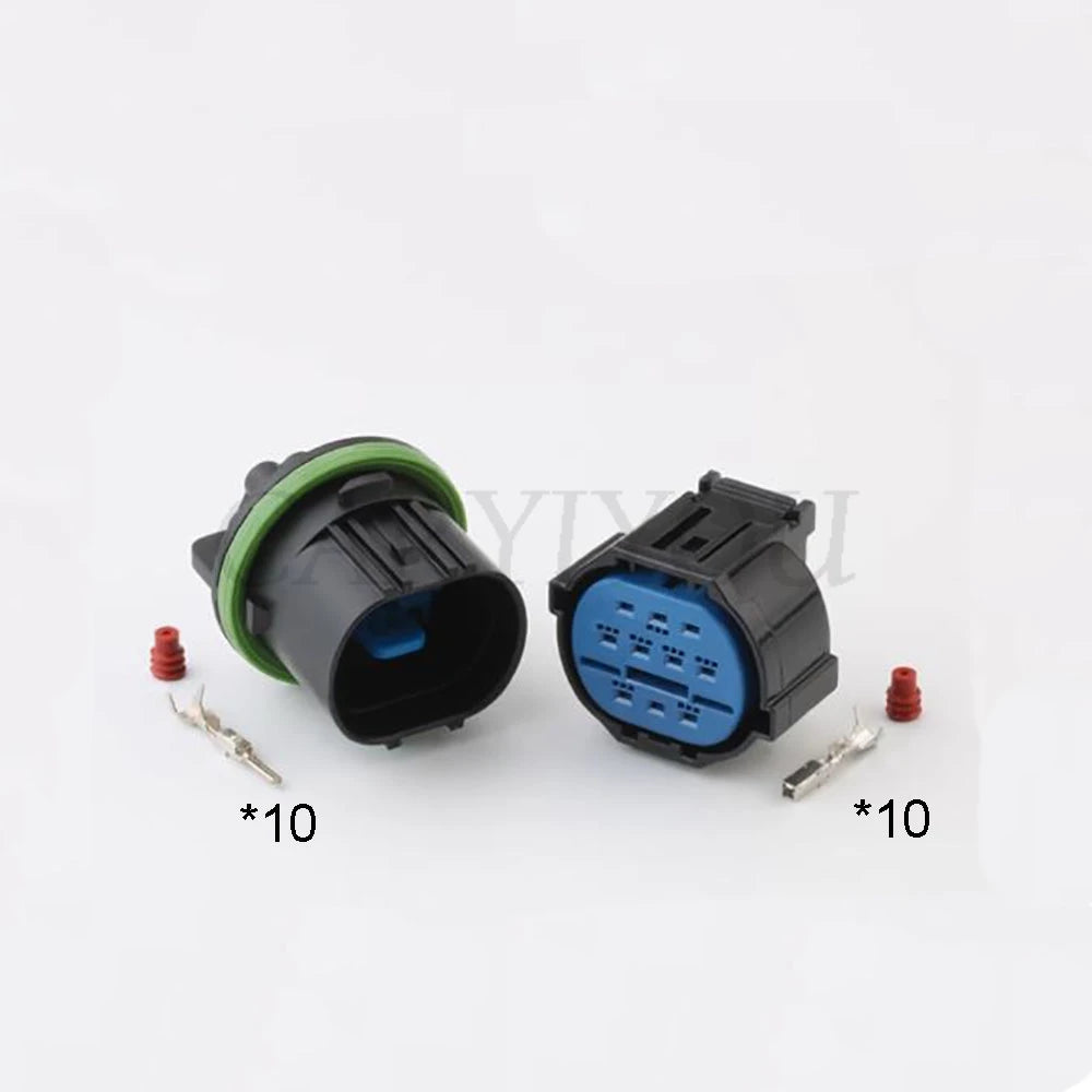 10 pin automotive headlight connector HP406-10021 HP481-10021 waterproof electrical auto socket for Kia car