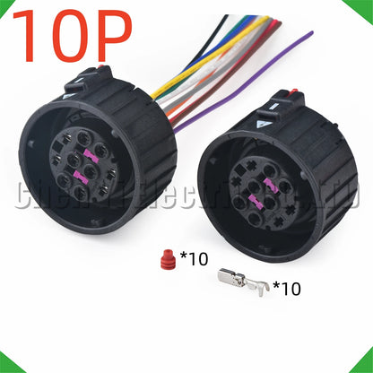 10 pin automotive diagnostic connector wire harness