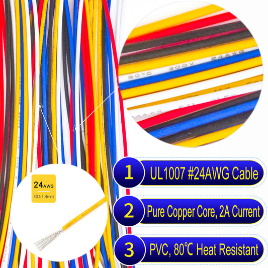 24AWG UL1007 PVC