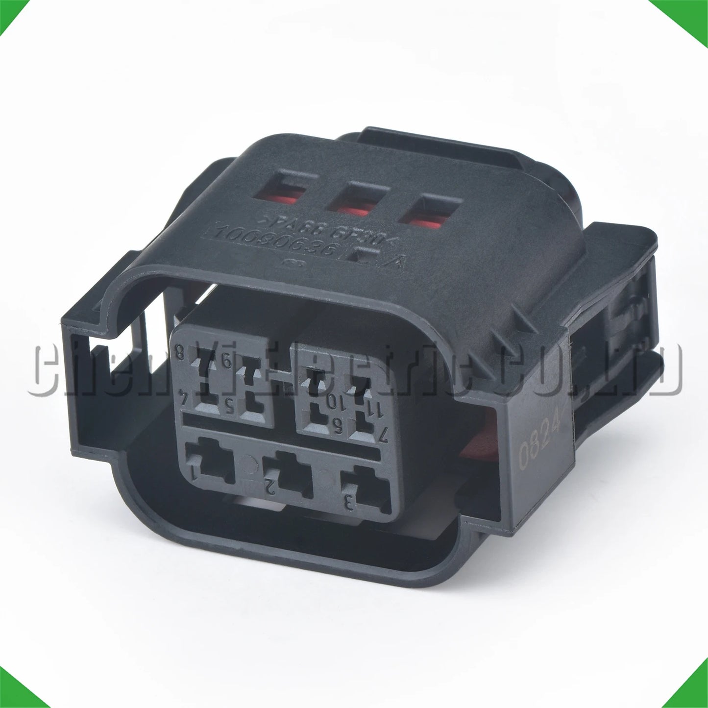 11 pin automotive connector for engine computer, compatible with 10090636