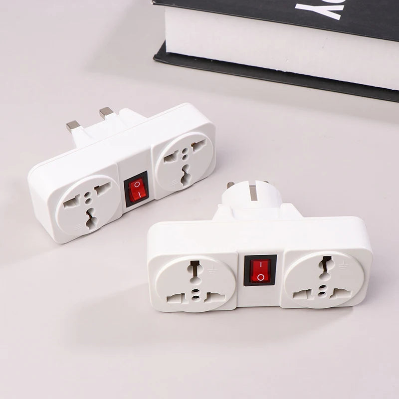 10A 250V UK EU plug adapter extension socket
