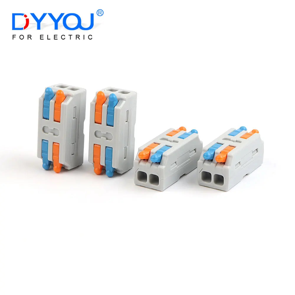 10PCS mini fast wiring cable connectors universal compact splitter for electrical conductors