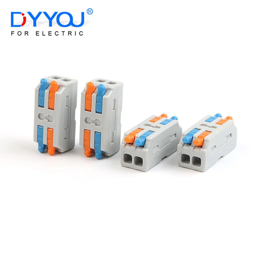10PCS mini fast wiring cable connectors universal compact splitter for electrical conductors