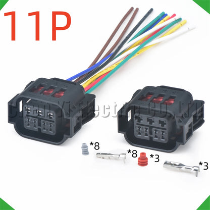 11 pin automotive connectors transfer case motor engine computer wire harness plug