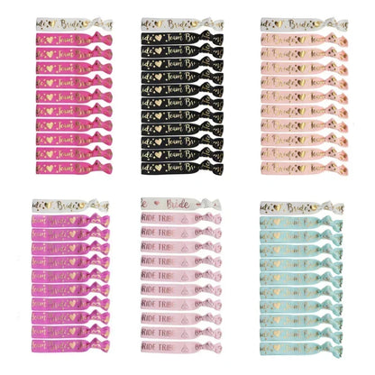 11PCS bachelorette party wristbands Team Bride bracelet set